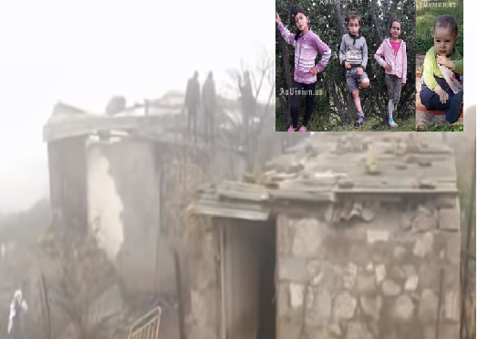 5 azyaşlı bu evdə yanaraq kül oldular -  Uşaqların səsi gəlirdi (VİDEO)