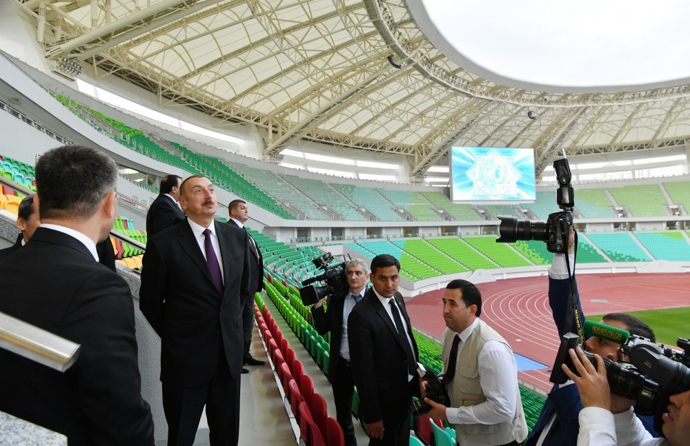 Prezident Aşqabad Olimpiya Kompleksində - FOTOLAR
