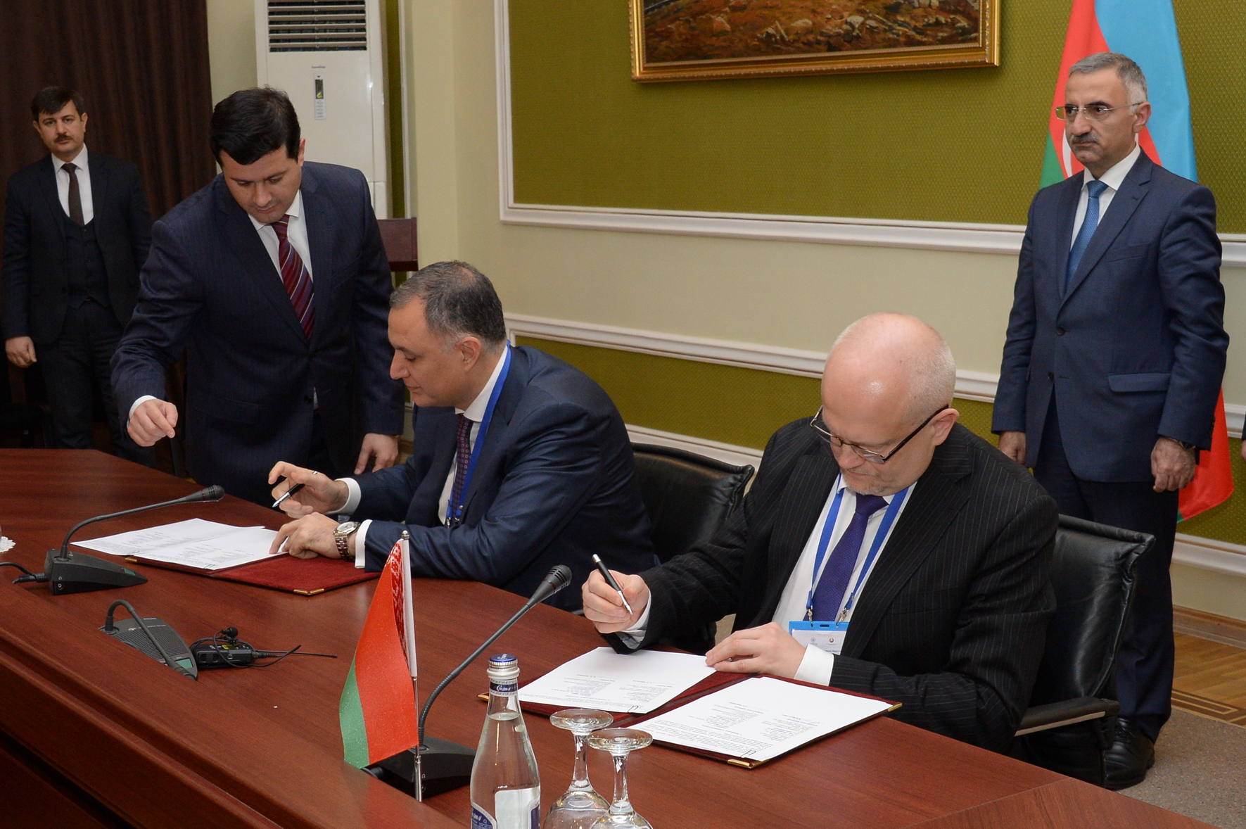 Azərbaycanla Belarus arasında üç Memorandum imzalandı - FOTO